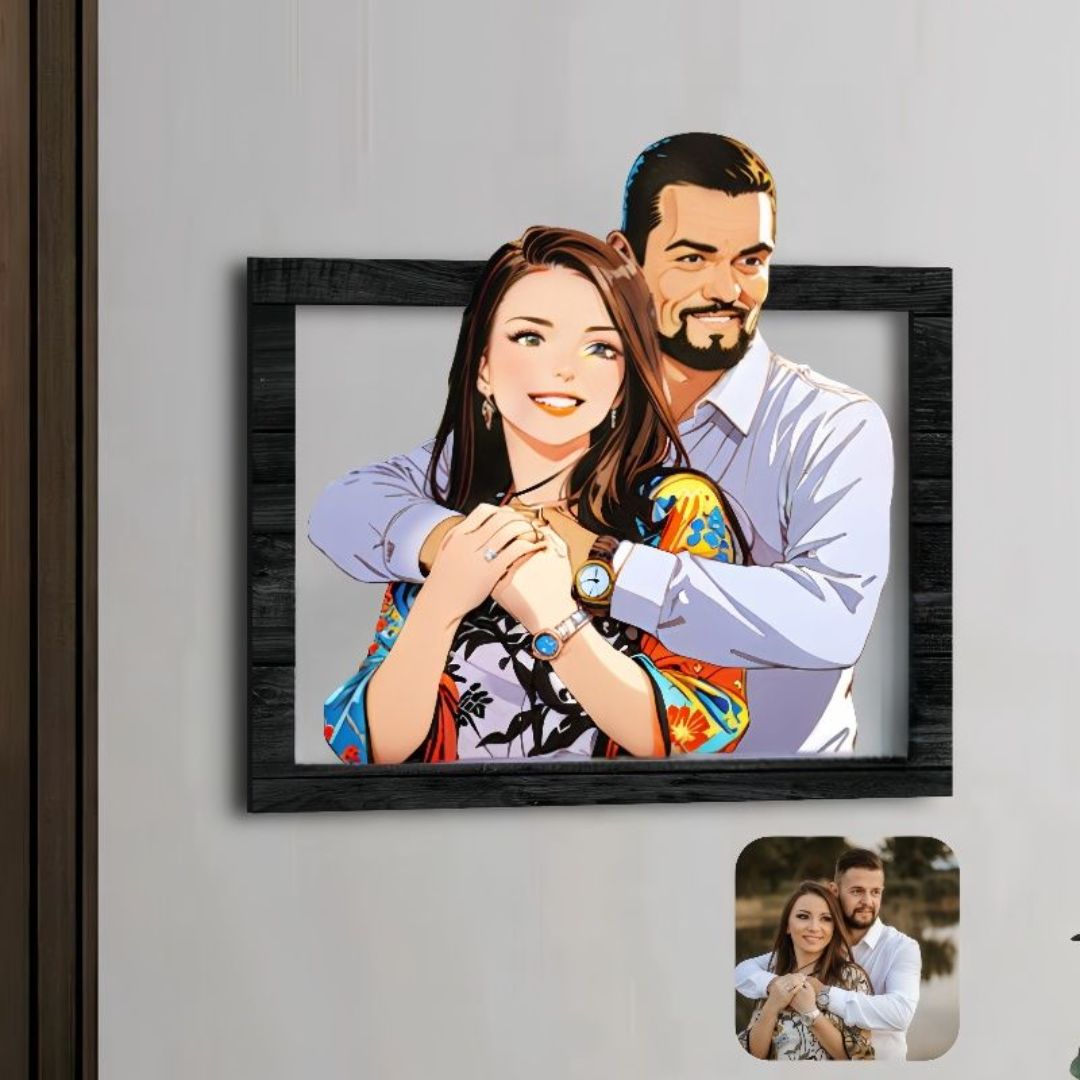 Personalized Retro Anime Photo Portrait