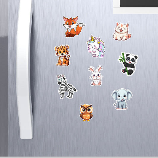 Fridge Magnet Cute Animals Theme for Home & Kitchen