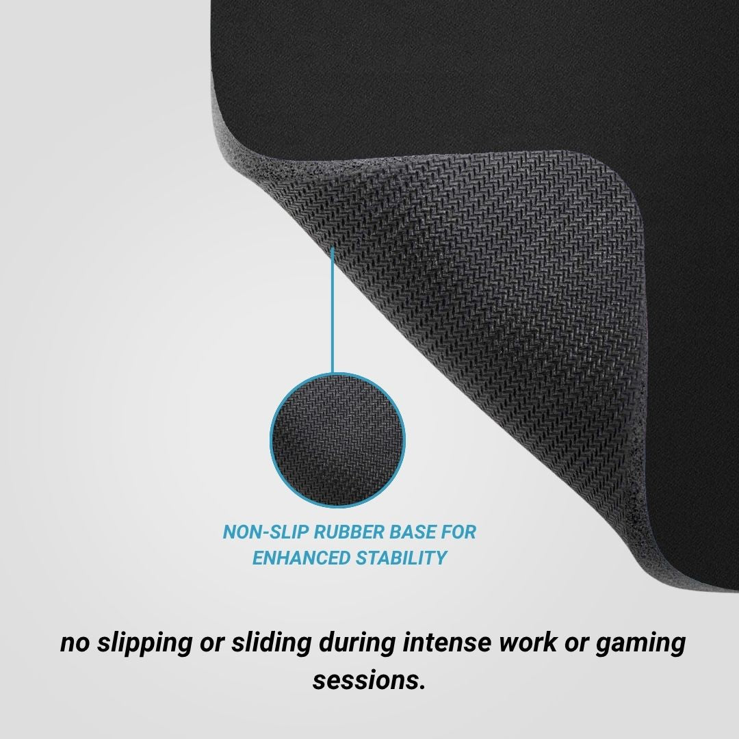 Premium Never Give Up Design, Yellow, Mouse Pad