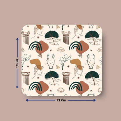 "Premium Greek Art Printed Mouse Pad"