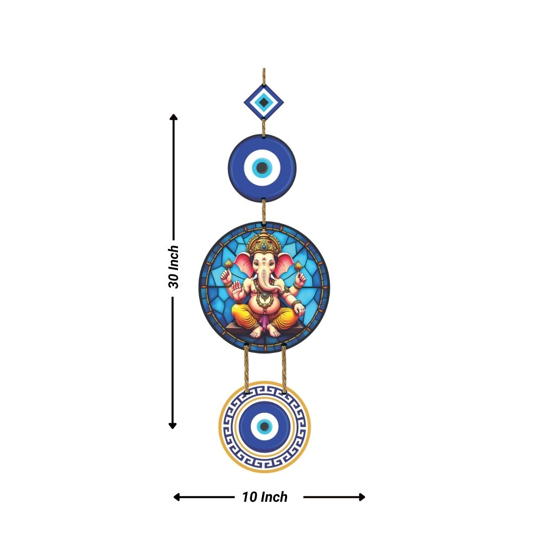 Lord Ganesha Evil Eye Wall Hanging