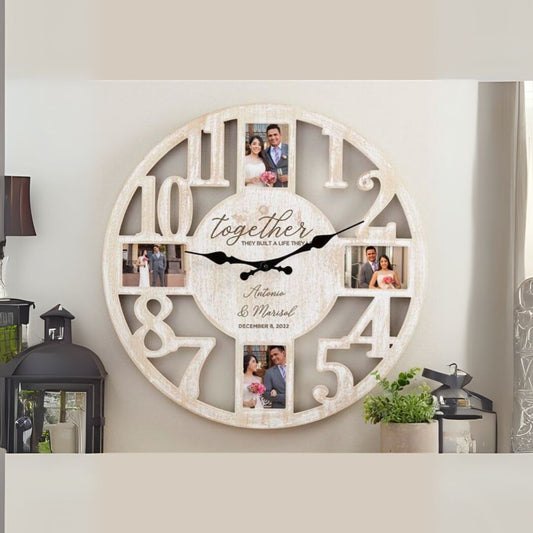 Personalized Picture Frame Wall Clock