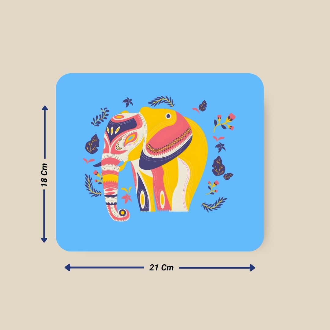 Premium Decorative Elephant Mouse Pad