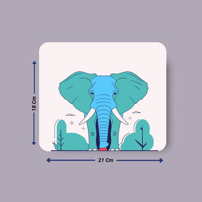 Premium Cute Elephant Design Mouse Pad