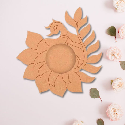 Peacock T Light Candle Holder TH010