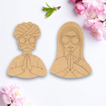 Ram Ram Sa Khamma Ghani MDF Cutouts