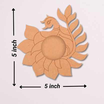 Peacock T Light Candle Holder TH010