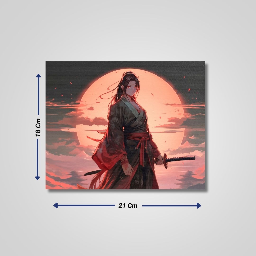 Premium samurai character Printed Mouse Pad