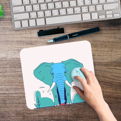 Premium Cute Elephant Design Mouse Pad