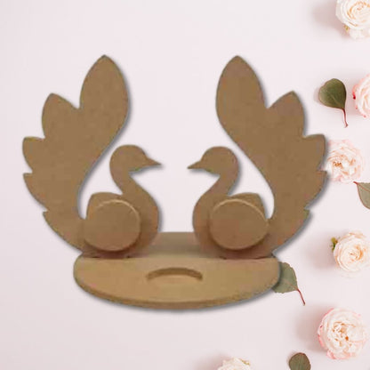 Peacock Shaped MDF Tealight Candle Holder TH013