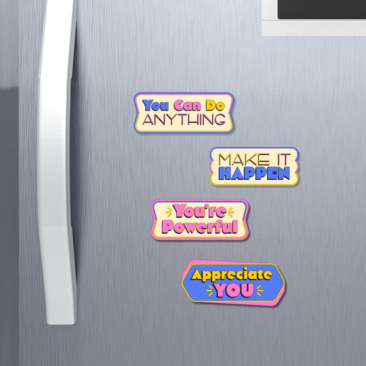 Fridge Magnet Motivational Theme for Home & Kitchen