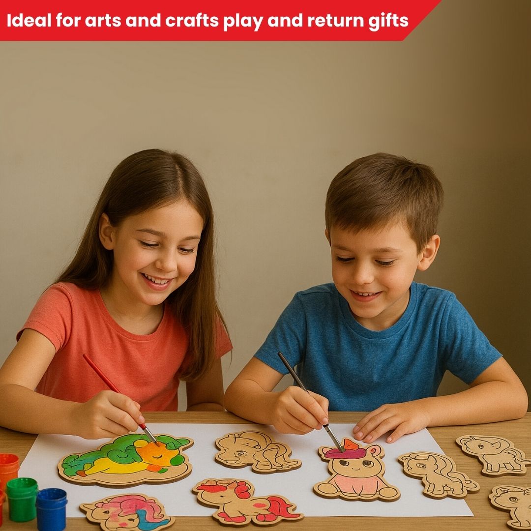 Unicorn Fridge Magnet MDF Painting Kit for Kids