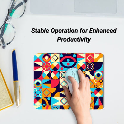 Premium Geometric Pattern Mouse Pad