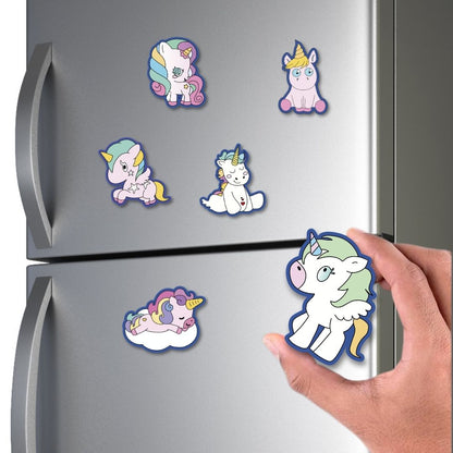 Unicorn Fridge Magnet MDF Painting Kit for Kids