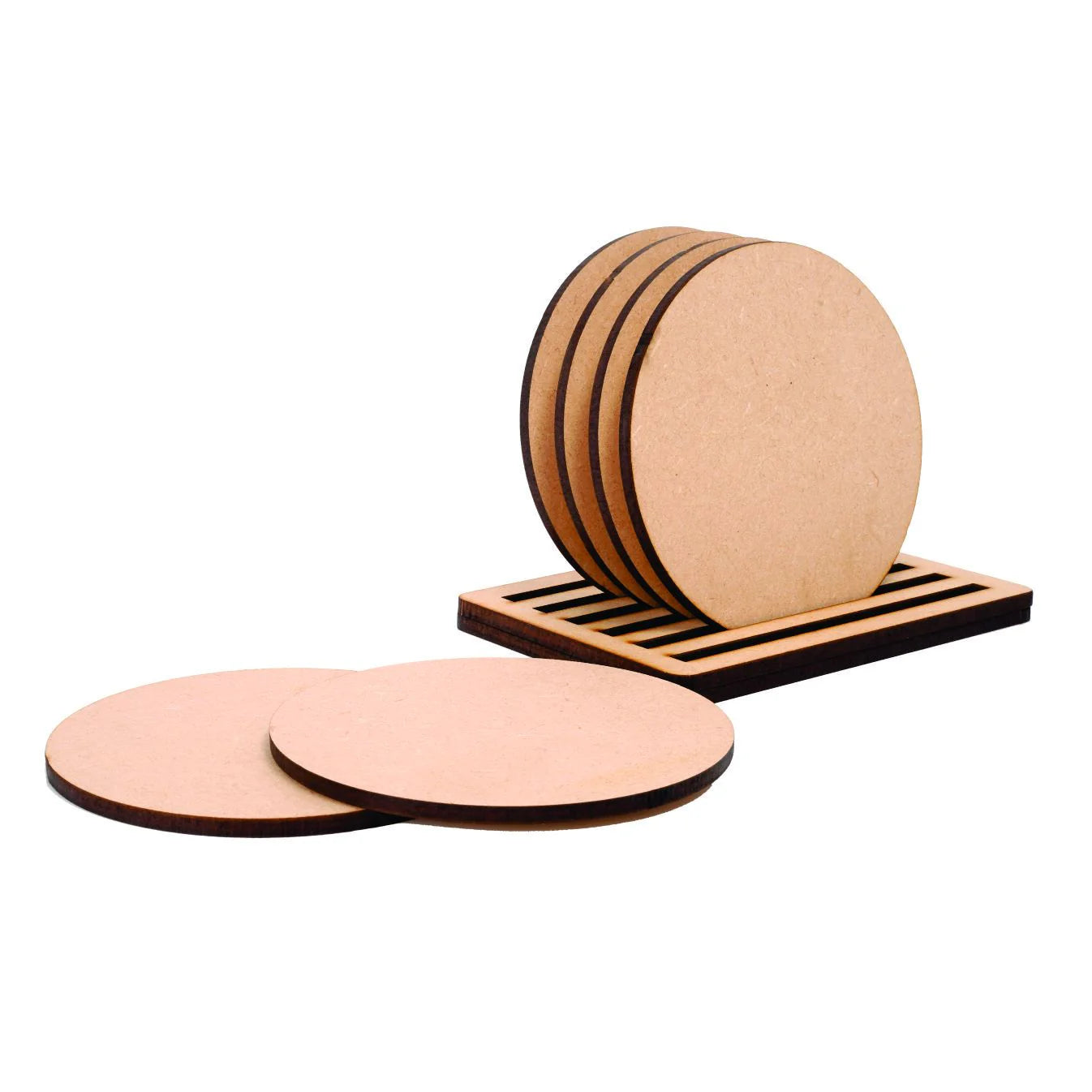 MDF Round Coaster (6Pcs)