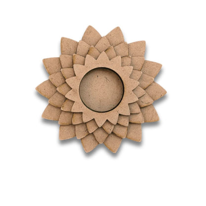 Sunflower Design MDF Tealight Candle Holder TH020