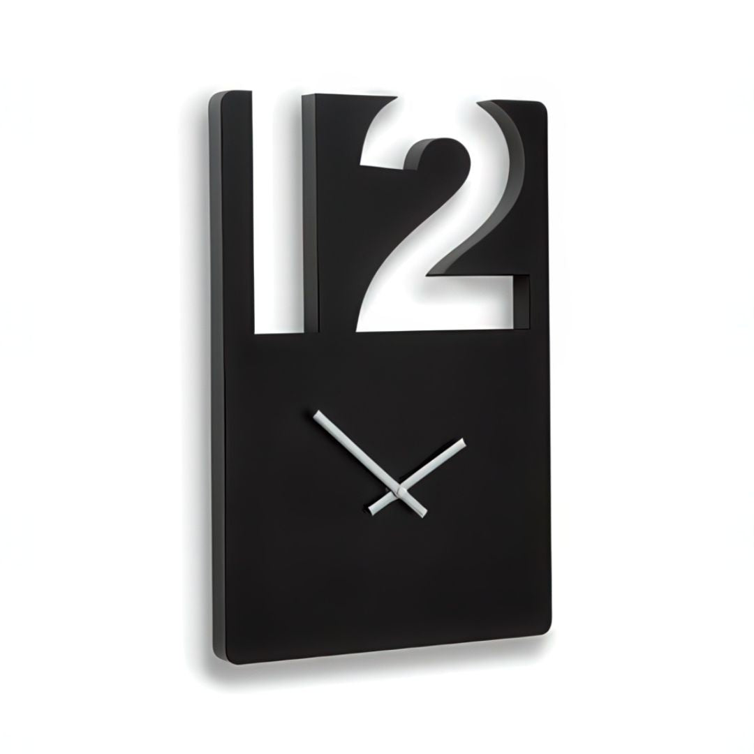Stylish Acrylic Black Decorative Silent Wall Clock