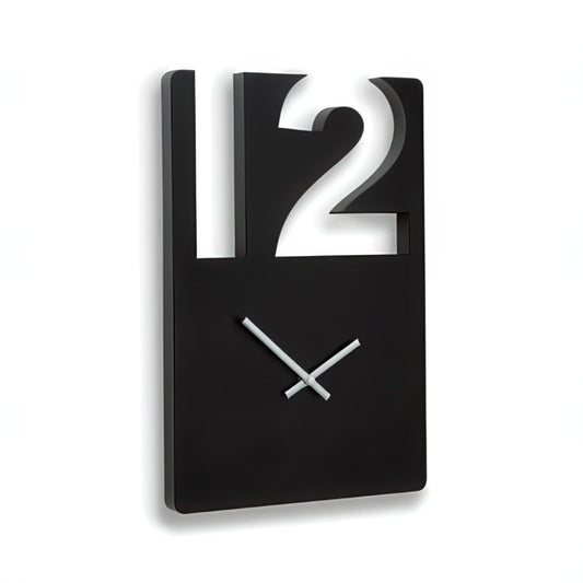 Stylish Acrylic Black Decorative Silent Wall Clock