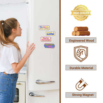 Fridge Magnet Motivational Theme for Home & Kitchen