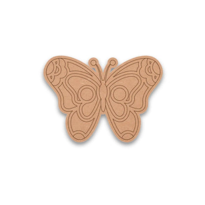 MDF Butterfly Design Fridge Magnet