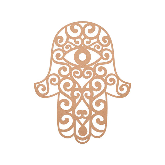 MDF Hamsa Hand Wall Hanging
