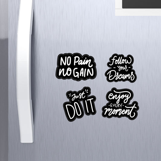 Fridge Magnet Motivational Theme for Home & Kitchen