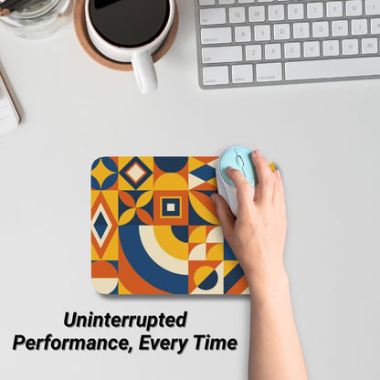 Premium Geometric Pattern Mouse Pad