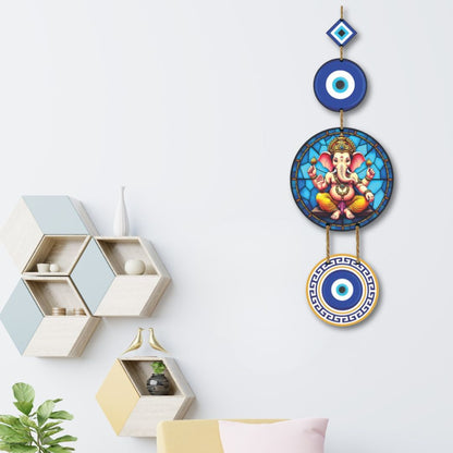 Lord Ganesha Evil Eye Wall Hanging