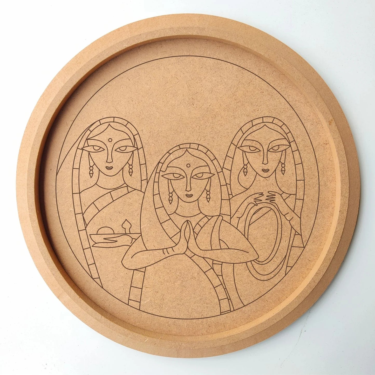 Pre Marked Round Namaste