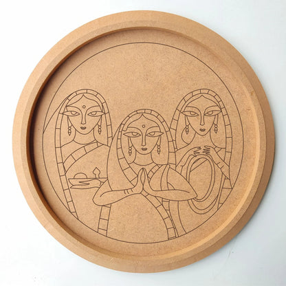 Pre Marked Round Namaste