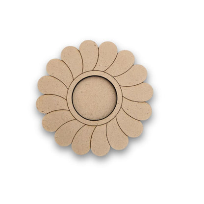 Flower Design MDF Tealight Candle Holder TH028