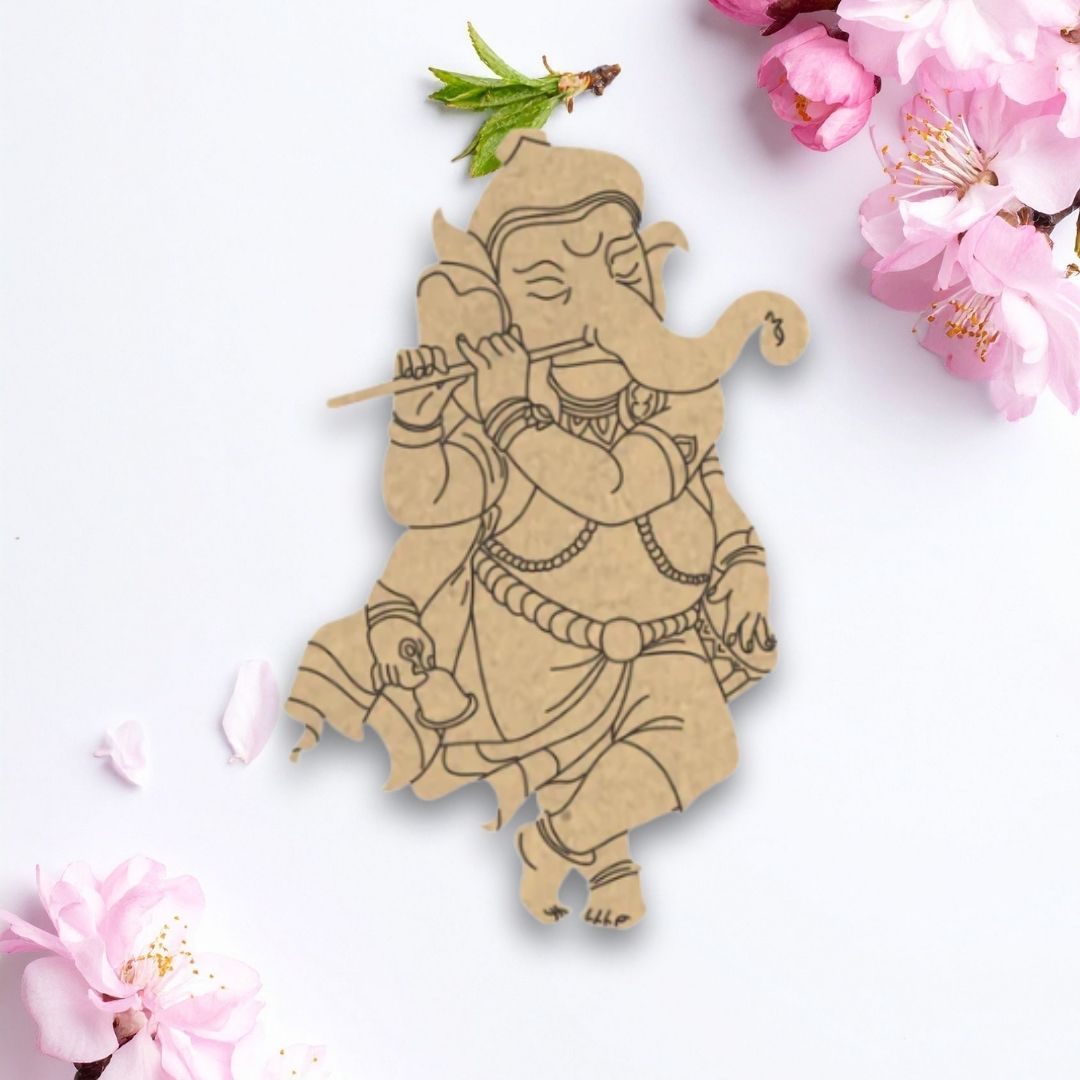 Ganesha Pre-Marked MDF Cutout