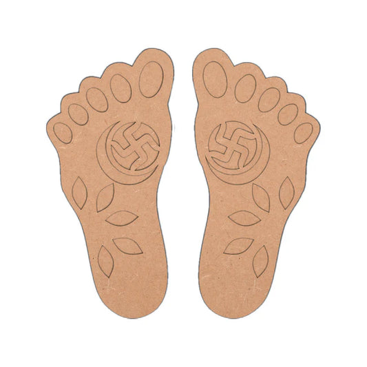 MDF Laxmiji Foot Print Cutout