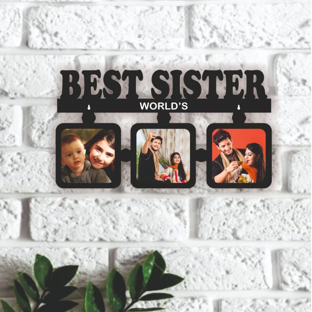 Personalized Wall Mount Name & Photo Frame Cutout