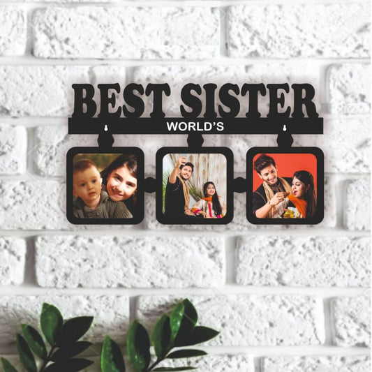 Personalized Wall Mount Name & Photo Frame Cutout