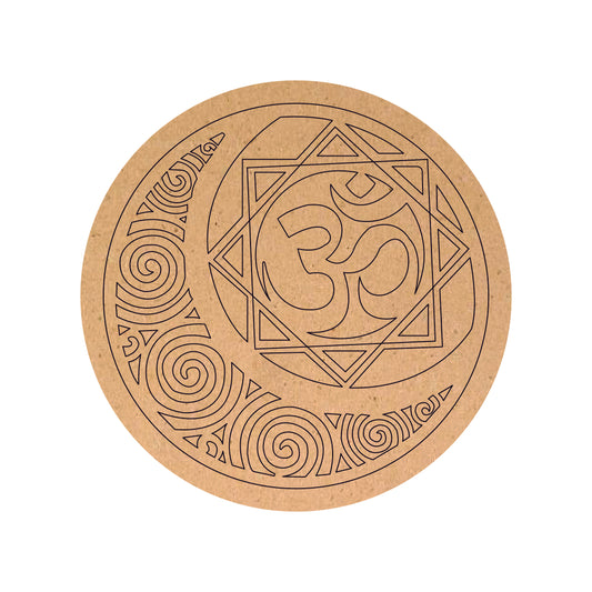 Om Mandala MDF Pre Marked
