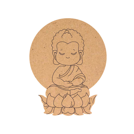 MDF Eco-Friendly Baby Buddha Coaster