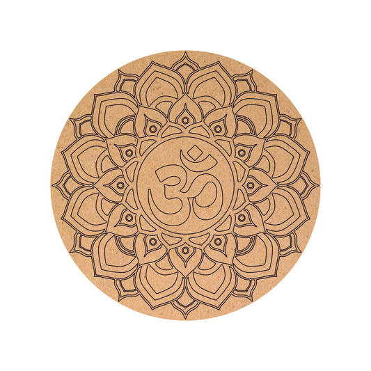 OM Design Mandala Round MDF Base