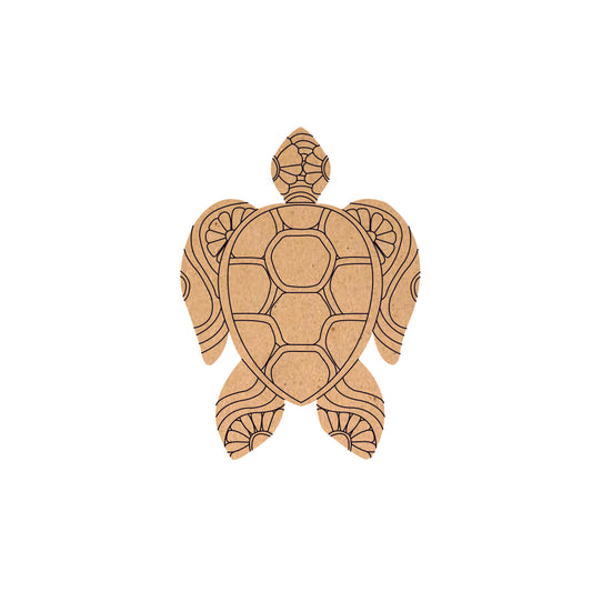 Turtle Pre Marked MDF Cutout