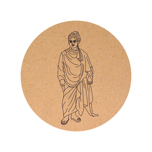 Swami Vivekananda Pre marked MDF Round