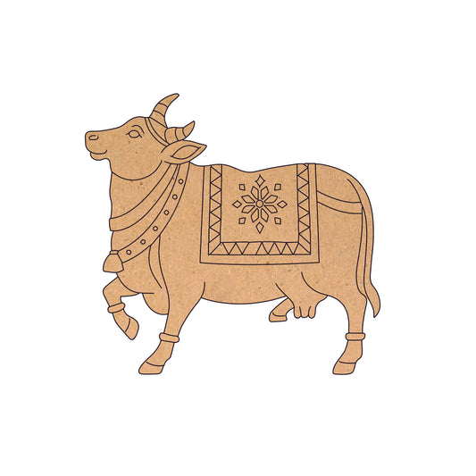 Pichwai Cow Pre-marked MDF Cutout