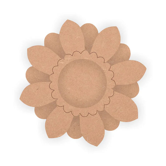 Daisy Floral MDF T Light Candle Holder