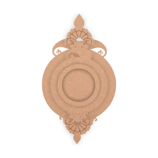 Crowned Circle T Light Candle Holder Premarked