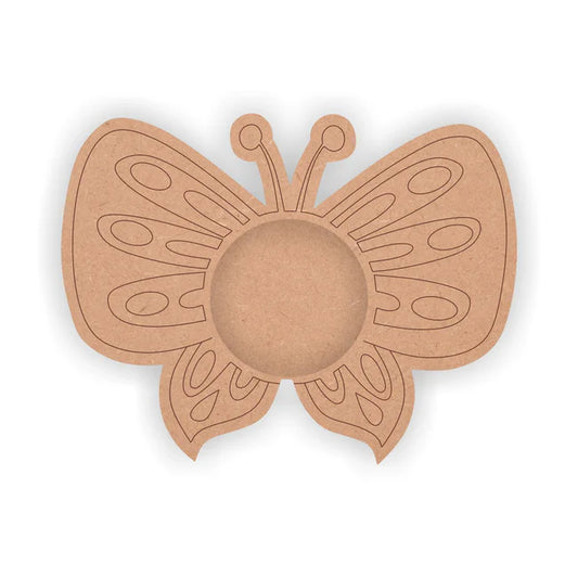 Butterfly T Light Candle Holder Premarked