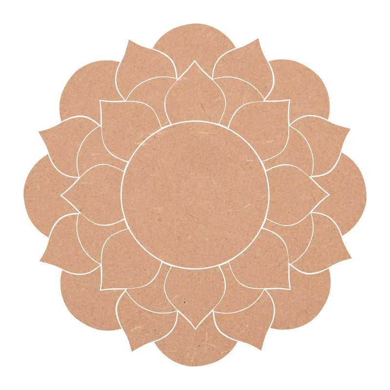 MDF Circle Rangoli Cutouts