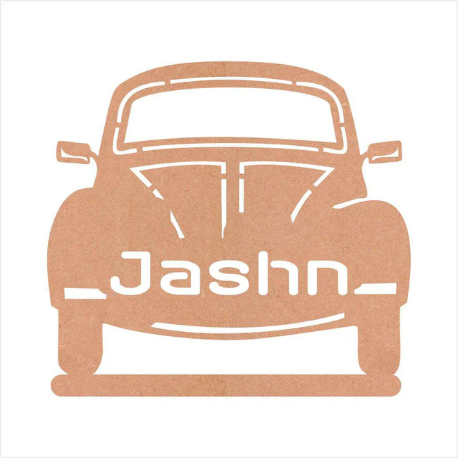 MDF Car Cutouts with Name