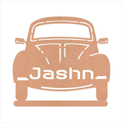 MDF Car Cutouts with Name