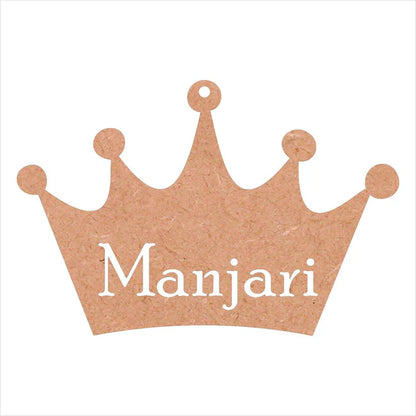 Mdf Customized Crown with Name
