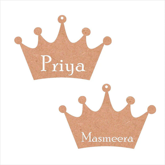 Mdf Customized Crown with Name