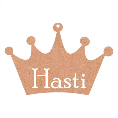 Mdf Customized Crown with Name